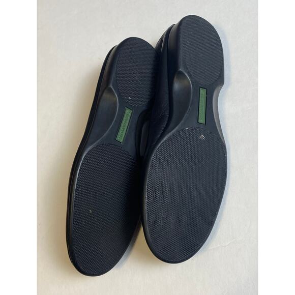 Keds Grasshopper Women's Red Hat Society Black Leather Loafers Embroidery Size 8 - Picture 7 of 8